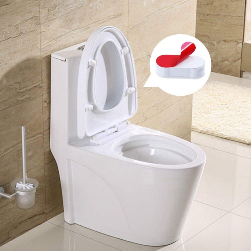 BornFeel Toilet Seat Bumpers 8 Pack Universal Bidet Seat Spacers Attachment Replacement Stabilizers Strong Adhesive for WC Cover - Image 5